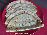 Crêpes au yaourt