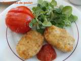 Croquettes de poulet à la mimolette