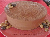 Entremets chocolat-caramel