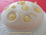 Entremets citron praliné