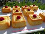 Financiers framboise et citron