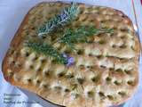 Focaccia aux herbes de Provence