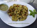 Fusilli aux légumes rôtis et pistou