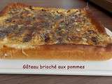 GÂTEAU BRIOCHÉ aux pommes