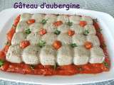 GÂTEAU d'aubergines