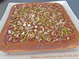 Gâteau moelleux aux fruits secs