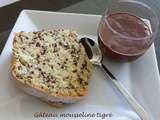 Gâteau mousseline tigré