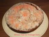 Gâteau rose au fromage blanc