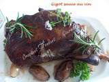 Gigot sauce au vin