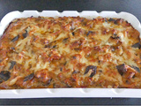 Gratin d’aubergines jambon et Beaufort