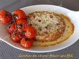 Gratin de chou-fleur soufflé