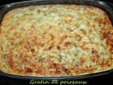 Gratin de poireaux