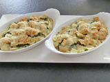 Gratin de ravioles aux épinards au four ou à l’Air Fryer