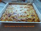 Gratin pommes de terre-courge muscade