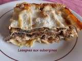 Lasagnes aux aubergines