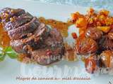 Magret de canard au miel d’acacia