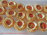 Mini tartelettes aux tomates cerises