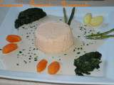 Mousses de saumon florentine