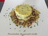 Parmentier de canard confit