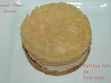 Petites tatins de foie gras