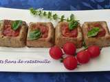 Petits flans de ratatouille