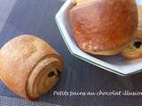 Petits pains au chocolat illusion