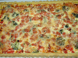 Quiche au brocoli et aux petits légumes