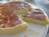 Quiche au chou-fleur et au saumon