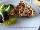 Quiche aux aubergines et tomates confites