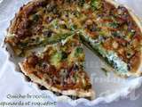 Quiche brocolis-épinards et roquefort