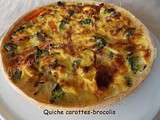 Quiche carottes-brocolis