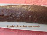 Roulé chocolat caramel