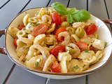 Salade d’orecchiette aux crevettes