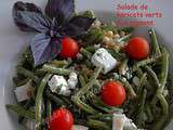 Salade de haricots verts aux pignons