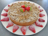 Sbriciolata à la ricotta et aux fraises