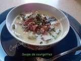 Soupe de courgettes