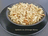 Spätzle au fromage blanc