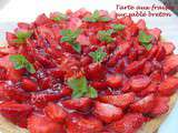 Tarte aux fraises-sablé breton