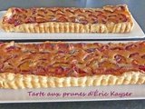 Tarte aux prunes d’Éric Kayser