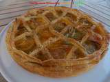 Tarte aux tomates jaune et verte