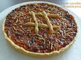 Tarte carottes et petits pois