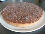 Tarte chocolat marron