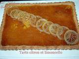 Tarte citron et limoncello