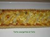 Tarte courgettes et feta