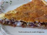 Tarte endives et confit d’oignons