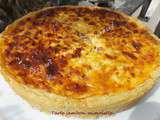 Tarte jambon-mimolette