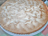 Tarte meringuée à la rhubarbe