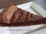 Tarte mousse au chocolat