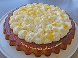 Tarte renversée crème citron