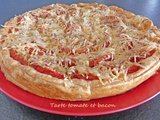 Tarte tomate et bacon